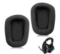 Almohadilla de Repuesto de Tela para Auriculares Logitech G933,Compatible con G933S G935 G930 G635 G633 G633S G430 G431 G433,Mejora el Confort y la Calidad del Sonido,Negro