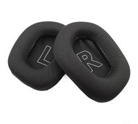 Almohadilla de repuesto para auriculares Logitech G733 G335, cubierta de malla transpirable con clip, color negro (A)