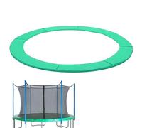 Almohadilla de repuesto para cama elástica, impermeable, resistente al desgarro, almohadilla de seguridad de 6 pies con absorción de impactos de espuma, cubierta para trampolín para resortes
