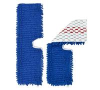 Almohadilla de repuesto para fregona Ocedar de doble acción, repuesto de mopa de doble cara con microfibra y chenilla para fregona O Cedar de doble acción, paquete de 2 recambios reutilizables y