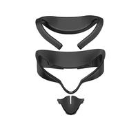 Almohadilla de repuesto para gafas de realidad virtual 3S con piel sintética suave y almohadilla de nariz de silicona para una larga comodidad y fitness