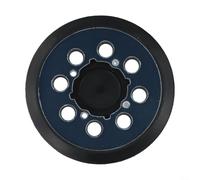 Almohadilla de repuesto para lijadoras orbitales CRAFTSMAN CMCW220B y CMEW231 de 5 pulgadas de diámetro con marco de plástico de ingeniería y base de goma suave