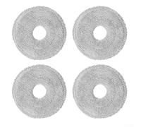 Almohadilla de repuesto para mopa Dreame para x50 Ultra Master para mova V50 L50 L40s para Pro, paño de microfibra lavable, paquete de 4 (4 piezas)