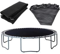Almohadilla de repuesto para trampolín circular de 6 pies, tela de cama elástica con 42 hebillas, amortiguación de seguridad para un mejor rebote y protección