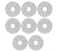 Almohadilla de repuesto para Xiaomi para mijia H50 Pro - Toallitas de microfibra reutilizables Robot Partes de aspirador para azulejos Cuidado de la madera 6-10 piezas (8 piezas)