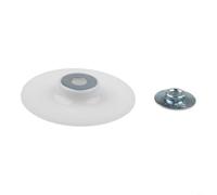 Almohadilla de respaldo de 120 mm para amoladora angular con tuerca de ajuste, filtro para discos de molienda de medio a rugoso para escenarios de molienda