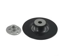 Almohadilla de respaldo de 125 mm para amoladora angular M14 incluyendo tuerca de bloqueo para discos de fibra de metal y accesorios de acabado de superficies