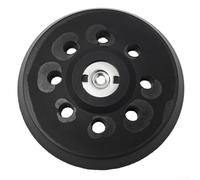 Almohadilla de respaldo de 125 mm para lijadoras SXE 325 Intec 425, repuesto de almohadilla de lijado de 8 agujeros, placa de soporte de alta elasticidad resistente al calor para pulido, color negro