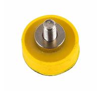 Almohadilla de respaldo de disco de lijado de 25 mm, con gancho y bucle, rosca M5, almohadillas de respaldo de pulido para lijadora de aire orbital, paquete de 1