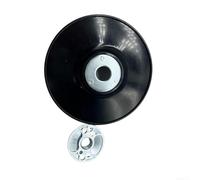 Almohadilla de respaldo de disco de lijado de 4.5 a 7 pulgadas para amoladoras angulares con tuerca de bloqueo segura y varillas de mejora del flujo de aire (7 pulgadas A)