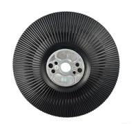 Almohadilla de respaldo de disco de lijado de 4.5 a 7 pulgadas para amoladoras angulares con tuerca de bloqueo segura y varillas de mejora del flujo de aire (5 pulgadas A)