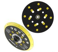 Almohadilla de respaldo de lijadora de 17 agujeros de 6 pulgadas para lijadoras orbitales RO1 BO6030 BO6040, disco de lijado de plástico de 150 mm con diseño de extracción de polvo para uso en taller