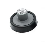 Almohadilla de respaldo de placa de 1/2/3 pulgadas para pulidora giratoria de rosca M14 - Soporte de esponja de metal y PVC con construcción avanzada moldeada por inyección, antideslizante y