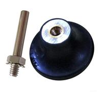 Almohadilla de respaldo en espiral de goma de 50 mm para amoladora angular, bandeja de disco de lijado eléctrico con tornillo M6 preinstalado, placa de pulido de 2 pulgadas para herramientas