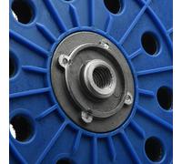 Almohadilla de respaldo para herramientas de lijado de paneles de yeso de 210 mm de diámetro con montaje de rosca de 14 mm para fijación segura del disco (1 unidad)