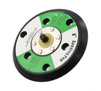 Almohadilla de respaldo para lijadora de 5 pulgadas, 125 mm, 6 agujeros, compatible con lijadoras neumáticas para aplicaciones de carpintería y pulido