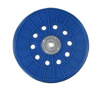 Almohadilla de respaldo para lijadora de paneles de yeso de 210 mm con rosca de 14 mm, almohadilla de pulido de pared de 10 agujeros para lijadoras de cable Porta y sin polvo, material de