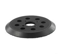 Almohadilla de respaldo para lijadora Gdfnmogo de 5 pulgadas y 125 mm con 8 agujeros para el polvo, almohadilla de lijado de poliuretano de repuesto para lijadoras orbital aleatorias Ryobi RS290