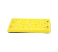 Almohadilla de respaldo para lijadoras orbitales de aire de 3 x 5 pulgadas con 4 tornillos de repuesto para mejorar la e lijado y un uso duradero