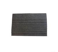 Almohadilla de riego de fieltro para uso en el jardín y el hogar, alfombrilla de riego automático, soporta la entrega de humedad capilar, color negro, 8 piezas, varios tamaños de grosor (33 x 20 cm)