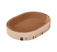 Almohadilla de Scratch para gatos - Resting Bed Interactive Toy Mat, Cat Scratching Cardboard | Interior Floor Furniture Protector for Sleep, Play, Enriquecimiento, Ejercicio, Relajación Home Use