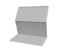 Almohadilla de secado de platos, almohadilla de silicona antideslizante, tapetes de secado de platos para encimera de cocina, para el hogar, encimera, baño, fregadero, bar, refrigerador, tazas