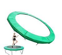 Almohadilla de seguridad para cama elástica - Cubierta de protección de bordes resistente a la intemperie, sin agujeros de barra, alfombrilla de repuesto de resorte, accesorios esenciales para la