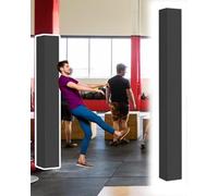 Almohadilla De Seguridad Resistente For Postes Baloncesto 1,5 A,9 M Altura, Cuadrados 2 25 Cm, Impermeable Y Duradera. Protección Gimnasios, Garajes Áreas Juegos(Black H- 5.5',Dia8)