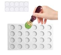 Almohadilla de Sello de Cera, Kit de Sellado, Tapete de Silicona, Molde para Sello de Cera (Blanco)
