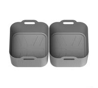 Almohadilla de separación de aceite compatible con AF500, diseño de silicona extendida para mejores resultados de cocción (2 grises)