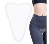 Almohadilla de silicona adhesiva impermeable para mujer, lavable y reutilizable, funda de silicona para leggings, trajes de baño, ropa activa, pantalones de yoga, 2.4 x 3.3 pulgadas