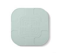 Almohadilla de silicona antideslizante para encimera FN101GY Air Fryer barrera resistente al calor para evitar daños por ollas y sartenes calientes (verde)