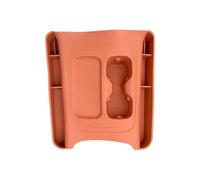 Almohadilla De Silicona Para Carga Inalámbrica De Control Central De Coche Para Leapmotor C10 2024 2025. Almohadilla De Silicona Integrada. Protector(Orange)