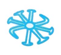 Almohadilla de silicona para cascos, lavable, diseño de pelo plano, cojines interiores transpirables para motocicleta, bicicleta, scooters eléctricos, forro de cascos de pelo plano