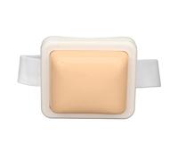 Almohadilla de silicona para práctica de inyección y sutura, modelo realista de brazo falso con piel sintética, kit portátil de entrenamiento para enfermería y estudiantes, con banda elástica
