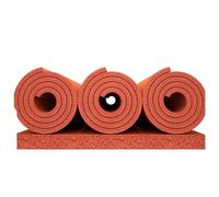 Almohadilla de silicona para prensa térmica, Alfombrilla de espuma de silicona roja for prensado, varios tamaños, resistente al calor, for laminadora.(100x100x20mm)