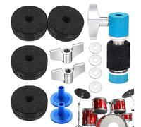 Almohadilla de soporte de tambor, felts de soporte de tambor | Almohadillas de fieltro antidesgaste antidesgaste para instrumento de percusión,Accesorios de reemplazo de tambor de embrague estándar