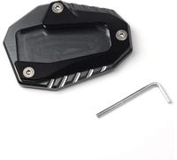 Almohadilla de soporte del lado del pie Extensión De Soporte CNC Para Motocicletas para Ducati 796 821 939, Almohadilla De Extensión Para Caballete Lateral, Placa De Soporte(Gris)