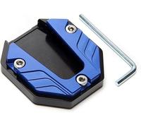 Almohadilla de Soporte Lateral Motocicleta para Ducati Scrambler Full Throttle 2015-2020, Extensión Pata Cabra Placa Ampliadora Estacionamiento Pad Base Agrandada Expansor,A Blue
