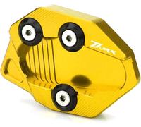 Almohadilla de soporte lateral para motocicleta Accesorios para motocicletas para Yamaha para TMAX 530 2012 2013 2014 2015 2016 Ampliación del soporte lateral pie de apoyo para(color dorado)