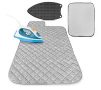 Almohadilla de Tabla de Planchar con Almohadilla de Silicona, Alfombrilla de Silicona Resistente al Calor, Manta de Planchado portátil, Alfombrilla de Prensa de Calor, Alfombrilla de Planchado para