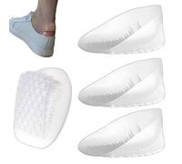 Almohadilla de talón | Almohadillas transparentes en forma de U | Almohadillas de gel autoadhesivas reutilizables antideslizantes para reducir la fatiga del talón, mujeres, enfermeras, bailarines