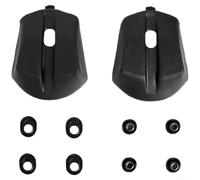 Almohadilla de talón compatible con zapatos de ciclismo de carretera Rc900 901 902 903, pieza de repuesto de plástico resistente para calzado de bicicleta, protector de talón negro ligero para