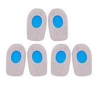 Almohadilla de Talón de Silicona Flexible y Elástica, Almohadilla Zapato Tacón Antiskid 3pair para Hombres, Mujeres y Niños, Reducción Presión Cuidado la Presión (Talonera de TPE para mujer)