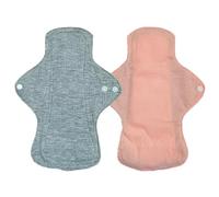 Almohadilla de tela menstrual de algodón reutilizable a prueba de fugas, lavable, con diseño de malla transpirable para mujer