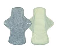 Almohadilla de tela menstrual de algodón reutilizable a prueba de fugas, lavable, con diseño de malla transpirable para mujer