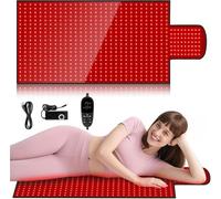 Almohadilla De Terapia De Luz Roja Infrarroja, Manta Calefactora For Asiento, Estera De Terapia De Luz, Rejuvenecimiento De La Piel For El Hogar, Colchón Belleza, 770 Lámparas