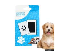Almohadilla de tinta con impresión de perro - Creador de huellas de recuerdo de bricolaje | Kit de huellas de niños Clean Touch, almohadilla para huellas de manos, kit de huellas de manos