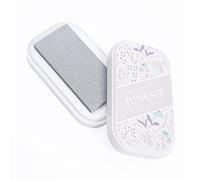 Almohadilla de tinta de pigmento metálico, almohadillas de tinta lavables para niños, almohadillas de tinta para manualidades Shimmer Scrapbook para sellos de goma, 9,4 x 5,3 cm (plata)