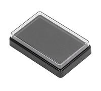 Almohadilla de tinta para huella de bebé,almohadilla de tinta reutilizable para huella o huella de bebé, con papel, almohadilla de tinta segura para impresión de mano de bebé,fácil de lavar(negro)